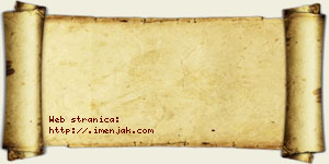 Jana Gudelj vizit kartica